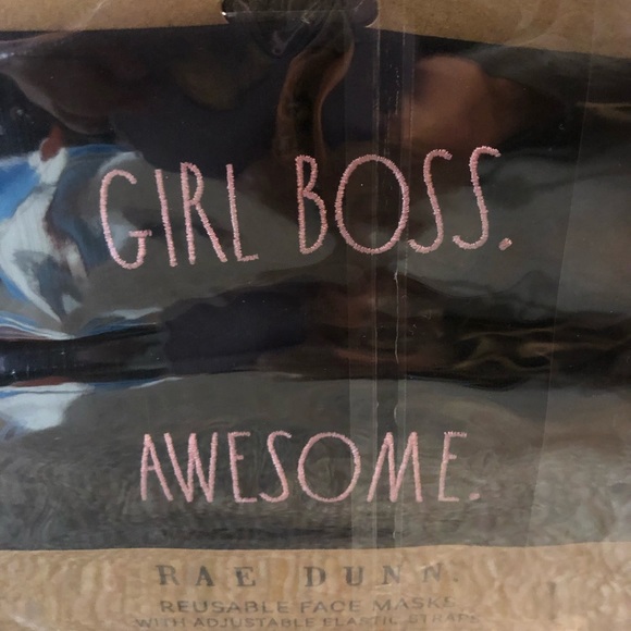 🆕 Rae Dunn Face Masks 2 Pack ( Non Medical Grade ) … Pink - Picture 2 of 5